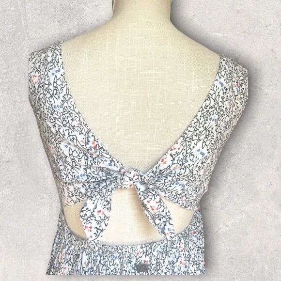 Quicksilver | Women’s Tie-back Printed Floral Sleeveless Dress Size XS - Picture 8 of 10